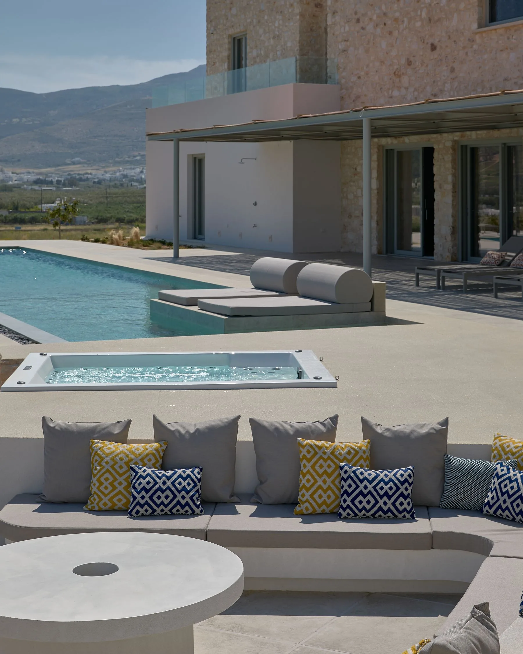 Luxury villa with private pool in Paros, Cyclades — Villa Ananda